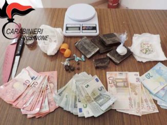 Carabinieri Frosinone arresto per droga