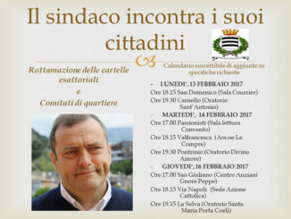 Sindaco incontra