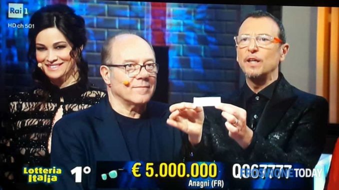Biglietto vincente Biglietto vincente