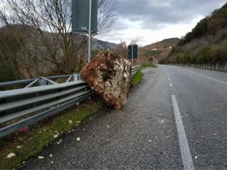 Caduta masso