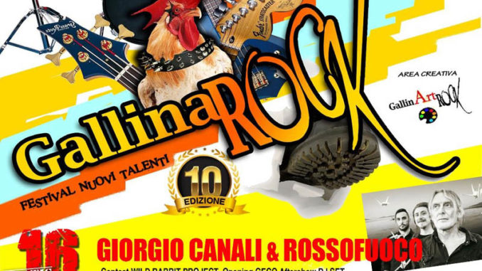 Locandina GallinaRock 2018 01 Locandina GallinaRock 2018 01