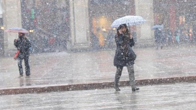 maltempo con pioggia e neve maltempo con pioggia e neve
