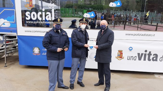 Questore intervenuto all'evento
