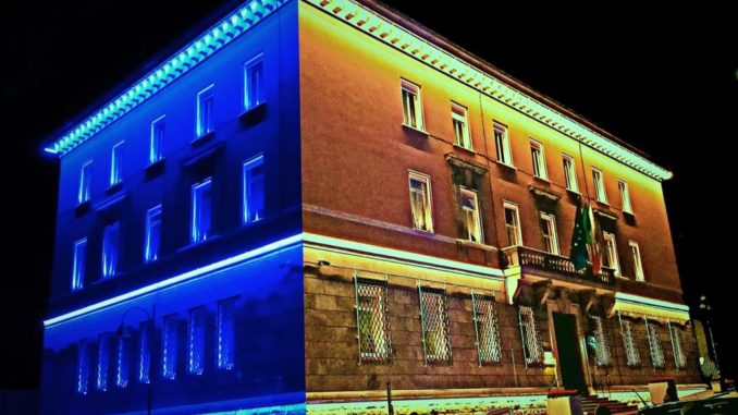 PalazzoMunari bandieraucraina