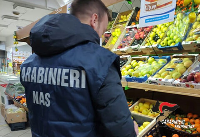 NAS in azione nel Frusinate: sequestri e sanzioni per gravi violazioni alla sicurezza alimentare